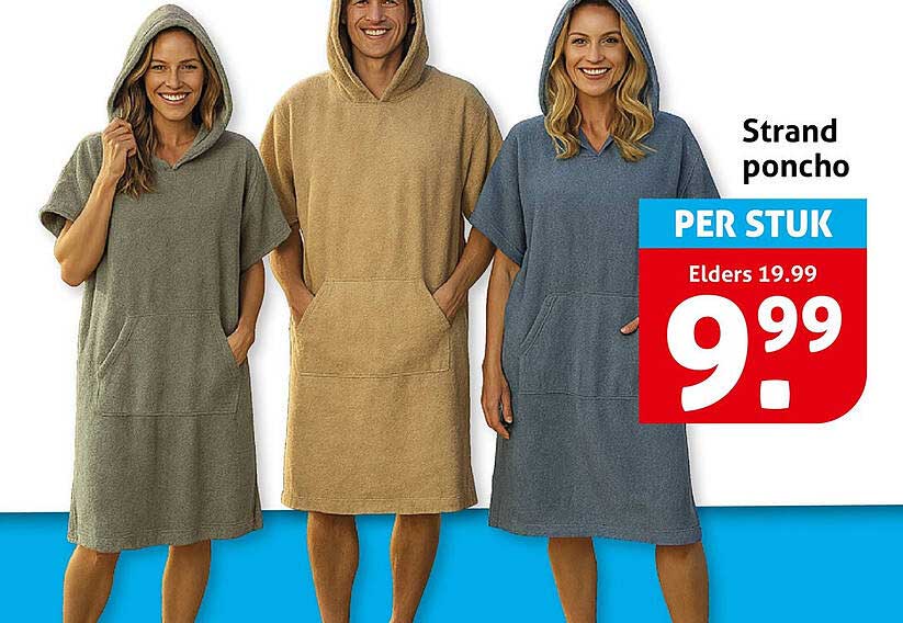 Strand poncho