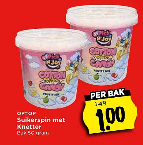 Suikerspin met Knetter Bak 50 gram