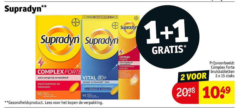 Supradyn 1+1 GRATIS*