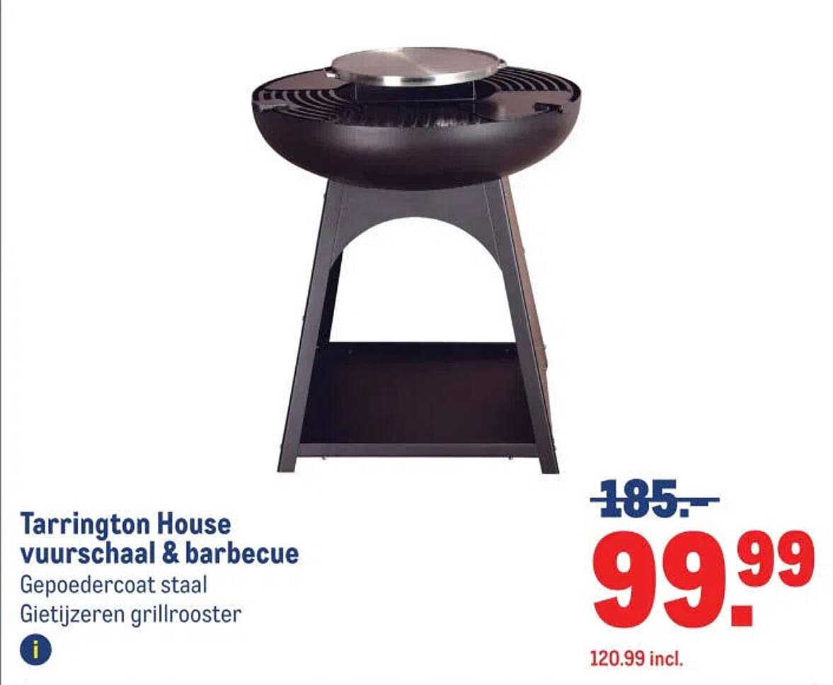 Tarrington House vuurschaal & barbecue