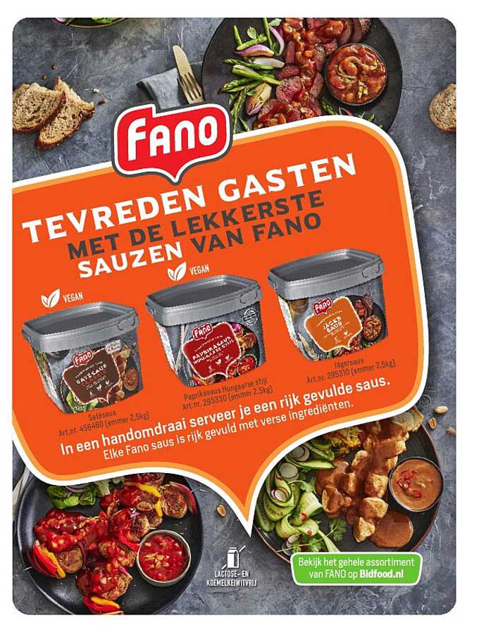 Tevereden gasten met de lekkerste sauzen van Fano