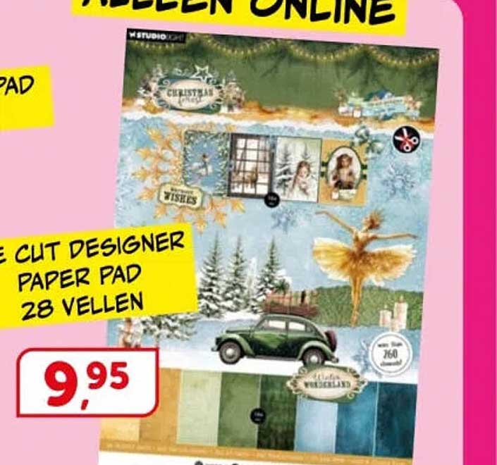 THE CUT DESIGNER PAPER PAD 28 VELLEN