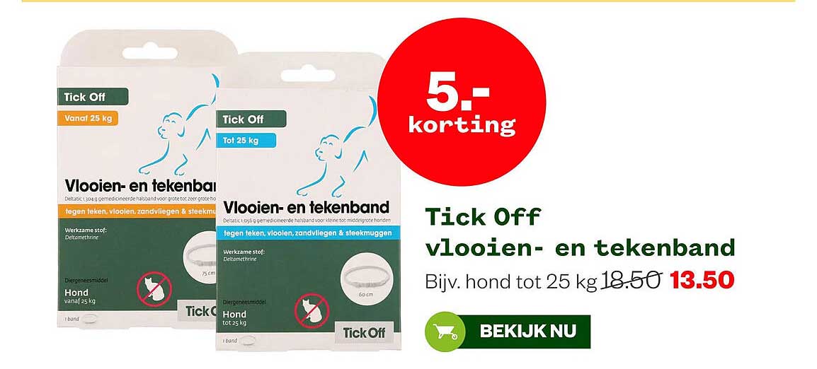 Tick Off vlooien- en tekenband