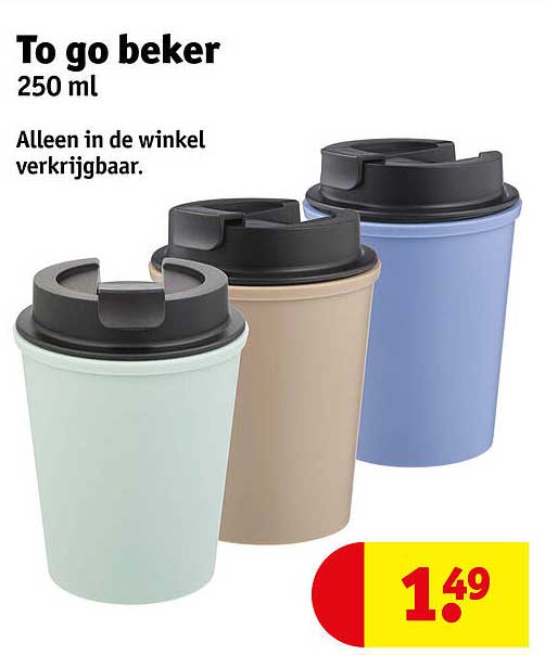To go beker 250 ml