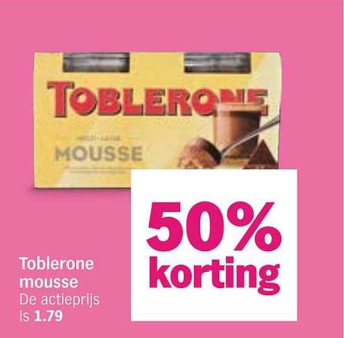 Toblerone mousse