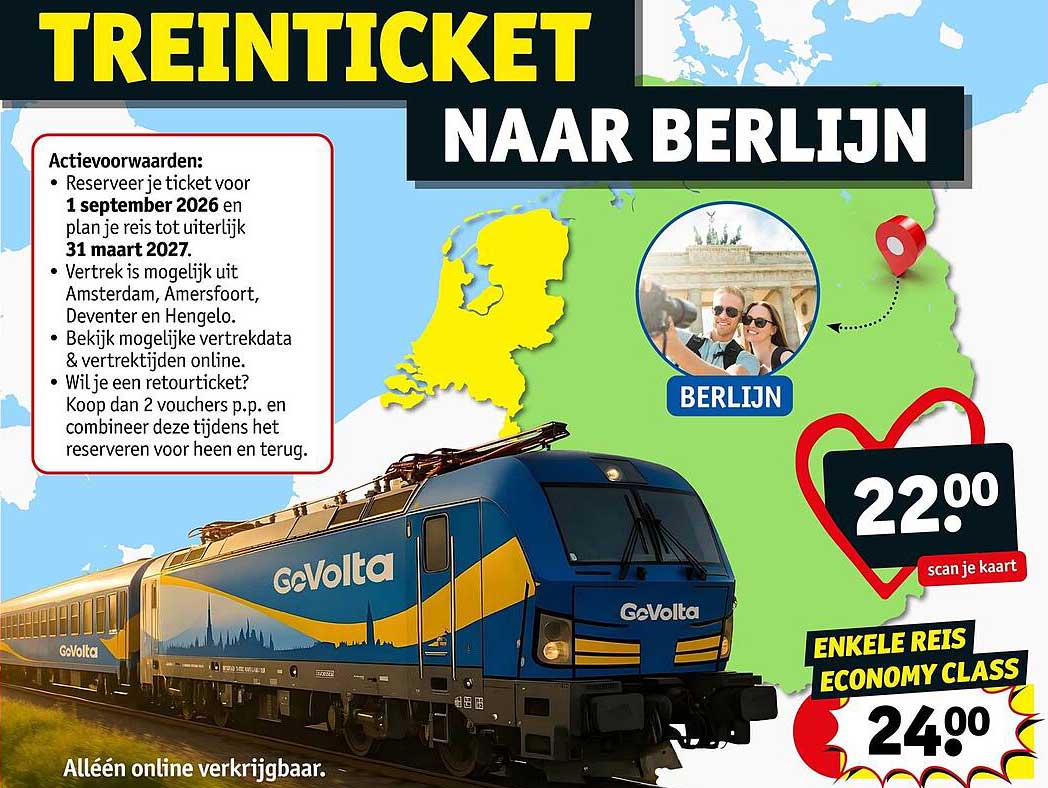 TREINTICKET NAAR BERLIJN