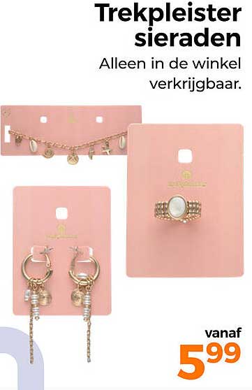 Trekpleister sieraden Alleen in de winkel verkrijgbaar.