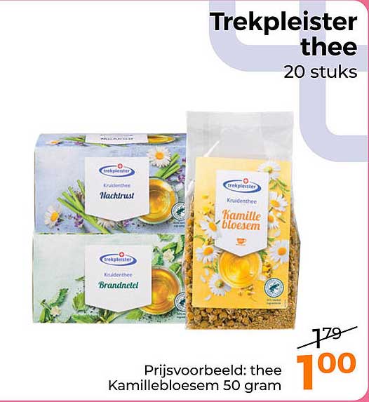 Trekpleister thee 20 stuks