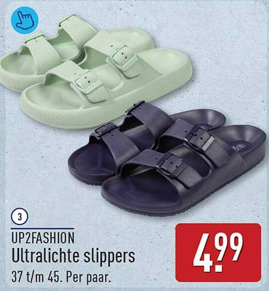 UP2FASHION Ultralichte slippers