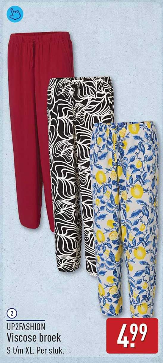 UP2FASHION Viscose broek