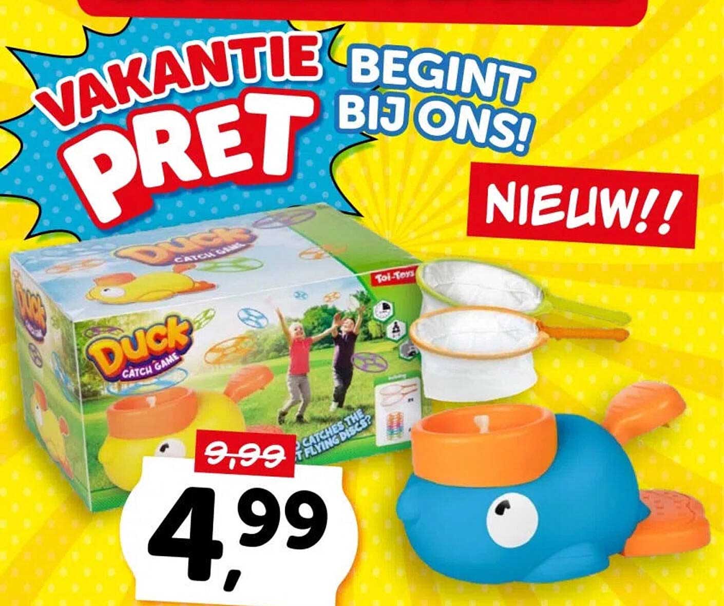 VAKANTIE PRET BEGINT BIJ ONS! NIEUW!! Duck Catch Game