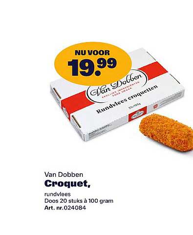 Van Dobben Croquet, rundvlees
