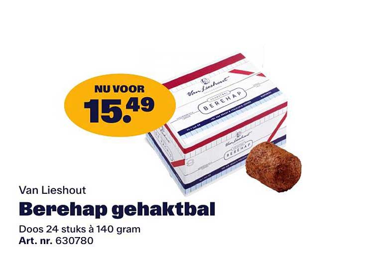 Van Lieshout Berehap gehaktbal