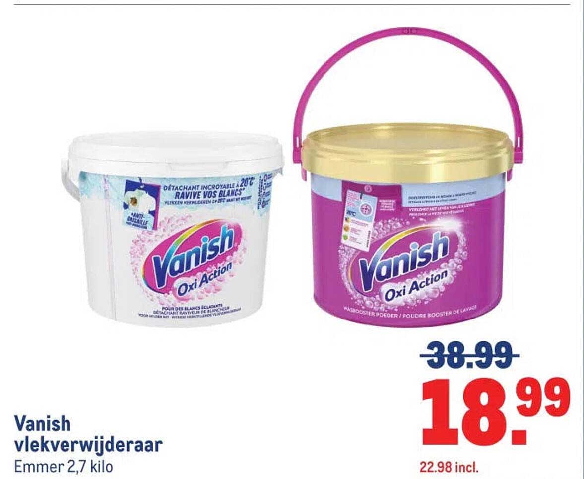 Vanish vlekverwijderaar Emmer 2,7 kilo