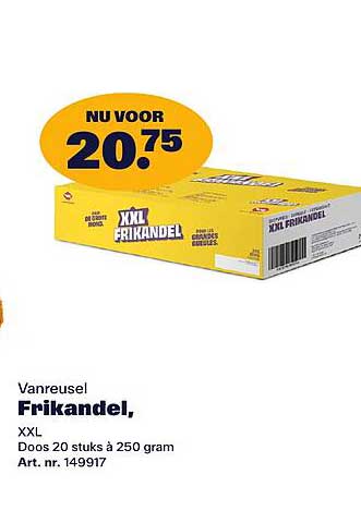 Vanreusel Frikandel, XXL