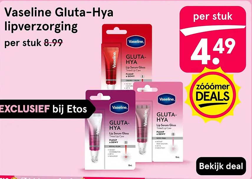 Vaseline Gluta-Hya lipverzorging