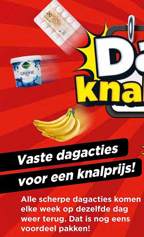 Vaste dagacties voor een knalprijs!