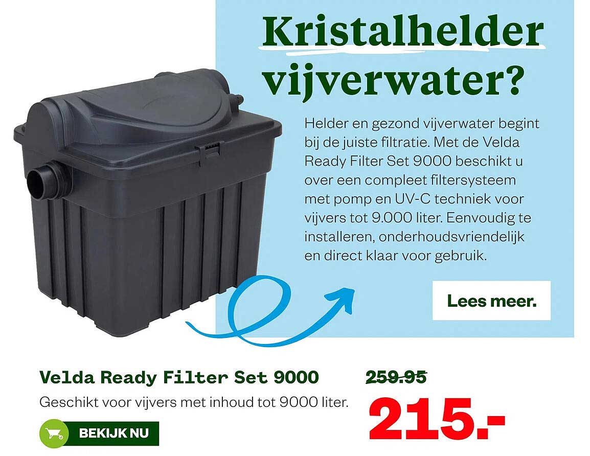 Velda Ready Filter Set 9000