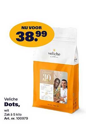 Veliche Dots, Zak à 5 kilo Art. nr. 100979