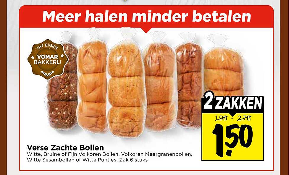Verse Zachte Bollen 2 ZAKKEN