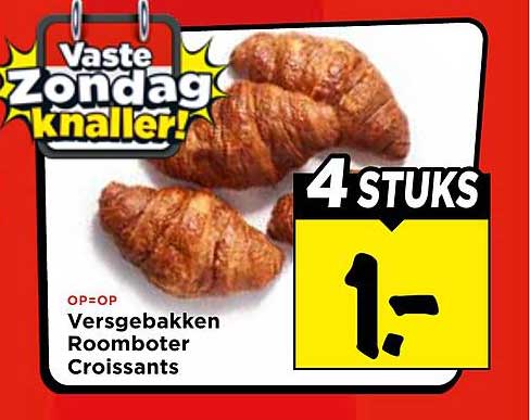 Versgebakken Roomboter Croissants