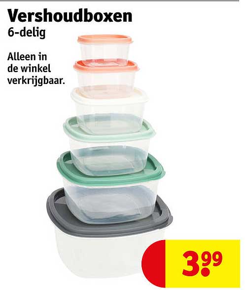 Vershoudboxen 6-delig