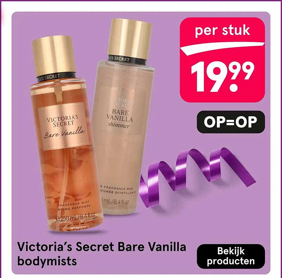 Victoria’s Secret Bare Vanilla bodymists OP=OP