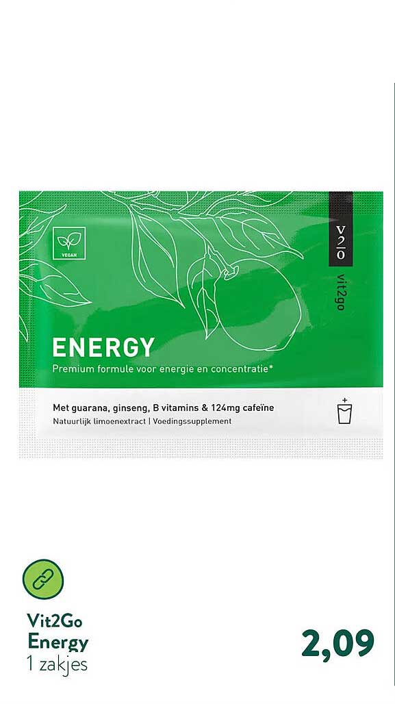 Vit2Go Energy 1 zakjes