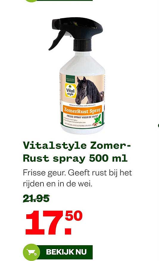 Vitalstyle Zomer-Rust spray 500 ml