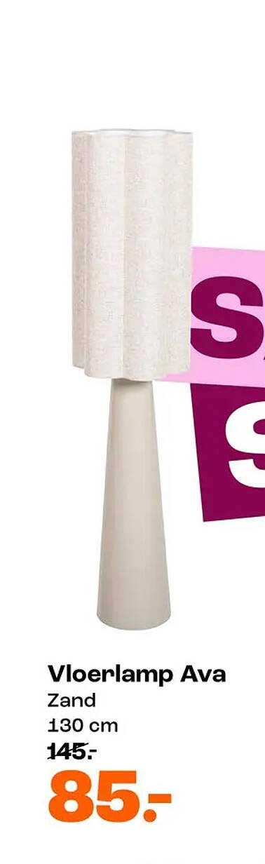 Vloerlamp Ava Zand 130 cm