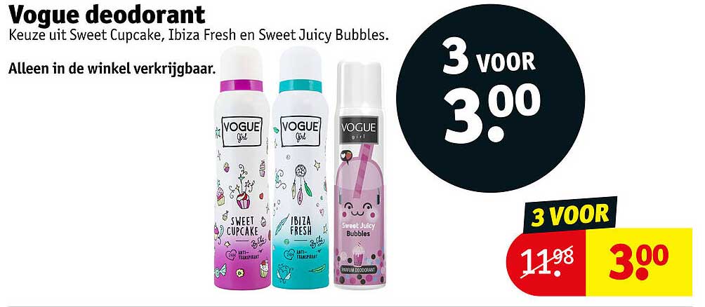 Vogue deodorant