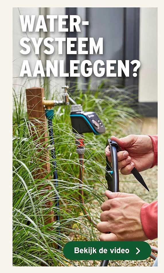 WATER-SYSTEEM AANLEGGEN?