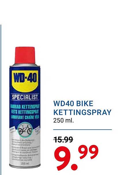 WD40 BIKE KETTINGSPRAY 250 ml.