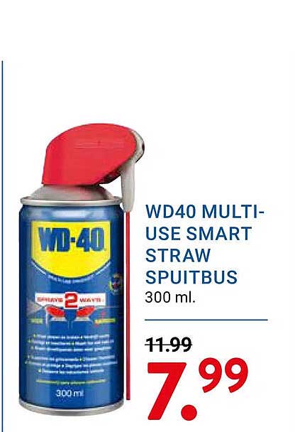 WD40 MULTI-USE SMART STRAW SPUITBUS 300 ml.