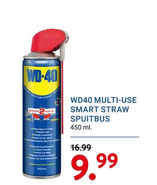 WD40 MULTI-USE SMART STRAW SPUITBUS 450 ml.