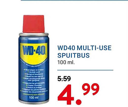 WD40 MULTI-USE SPUITBUS 100 ml.