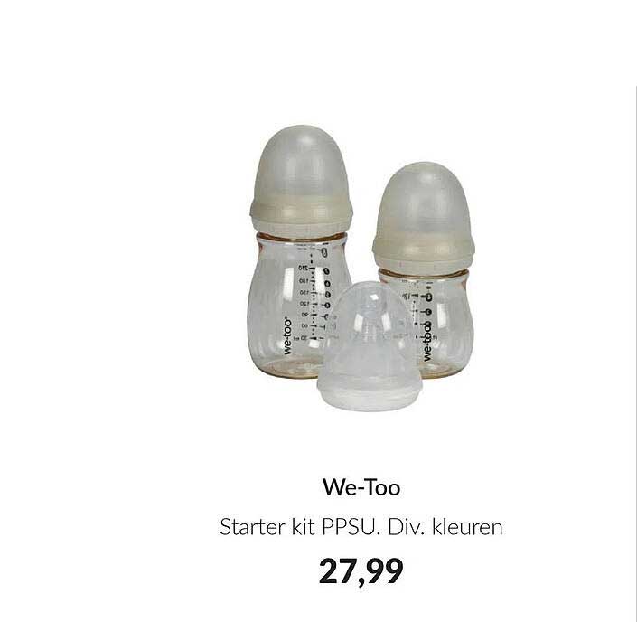 We-Too Starter kit PPSU. Div. kleuren