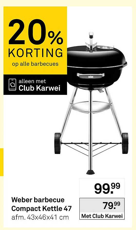 Weber barbecue Compact Kettle 47