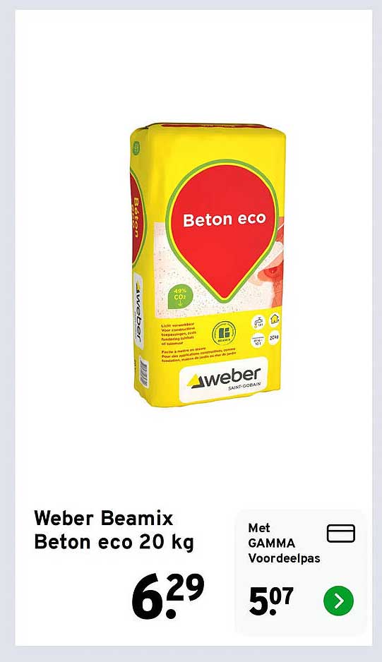 Weber Beamix Beton eco 20 kg