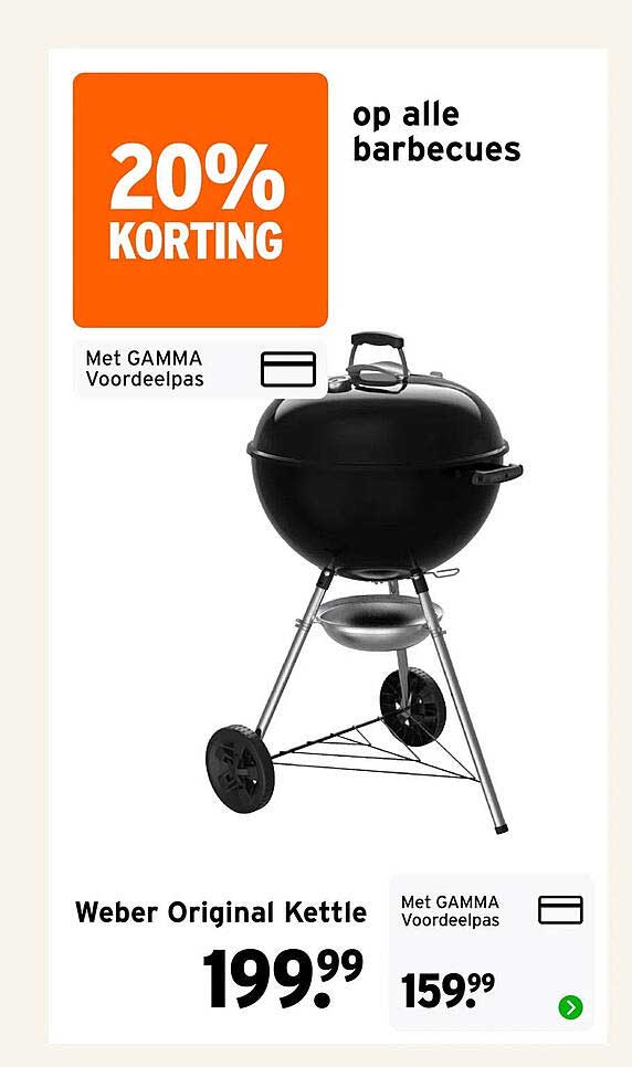Weber Original Kettle 20% KORTING