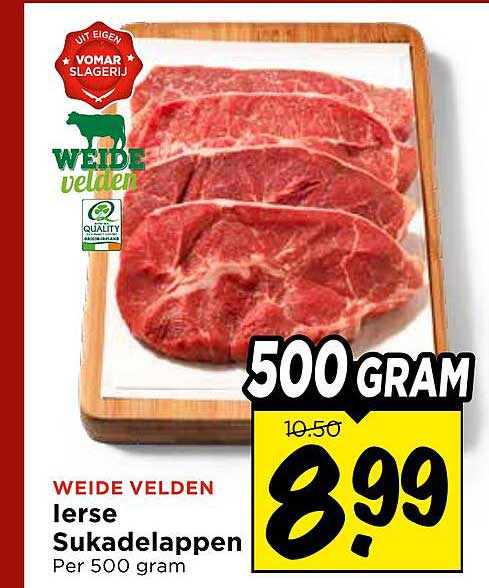 WEIDE VELDEN Ierse Sukadelappen