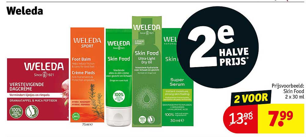 Weleda 2e halve prijs