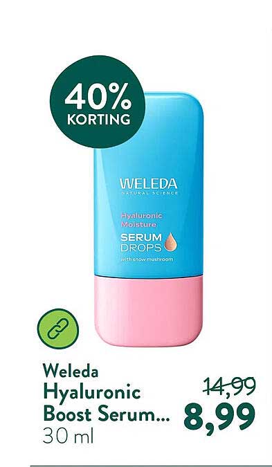 Weleda Hyaluronic Boost Serum... 40% korting