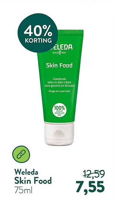 Weleda Skin Food 75ml 40% KORTING
