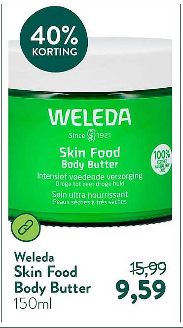Weleda Skin Food Body Butter 150ml 40% KORTING
