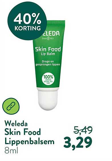 Weleda Skin Food Lippenbalsem 8ml 40% Korting
