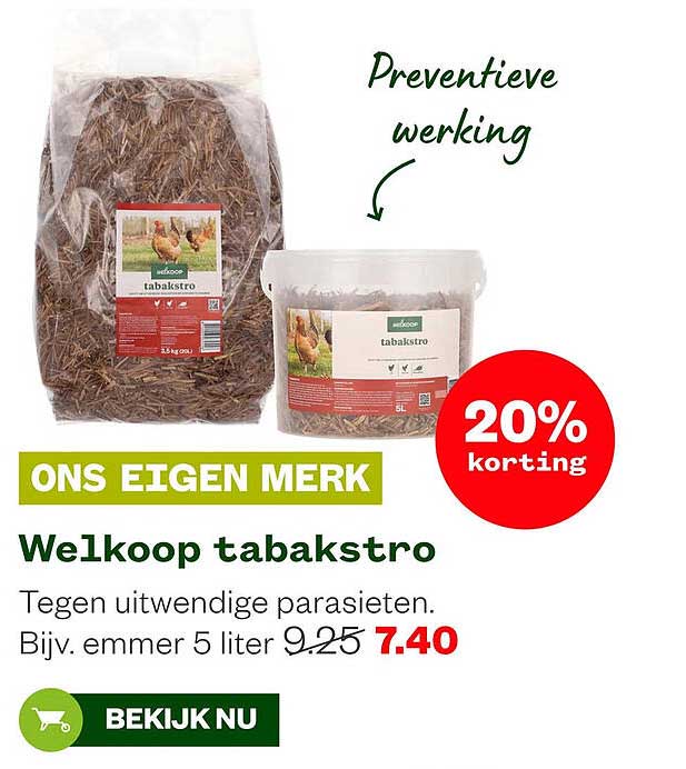 Welkoop tabakstro