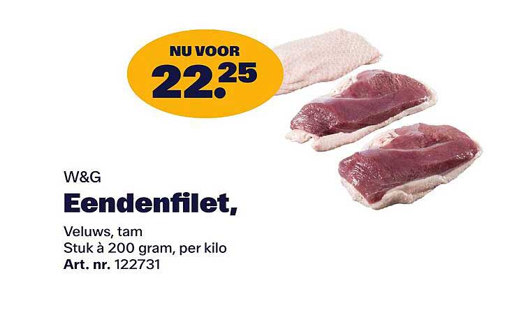 W&G Eendenfilet, Veluws, tam