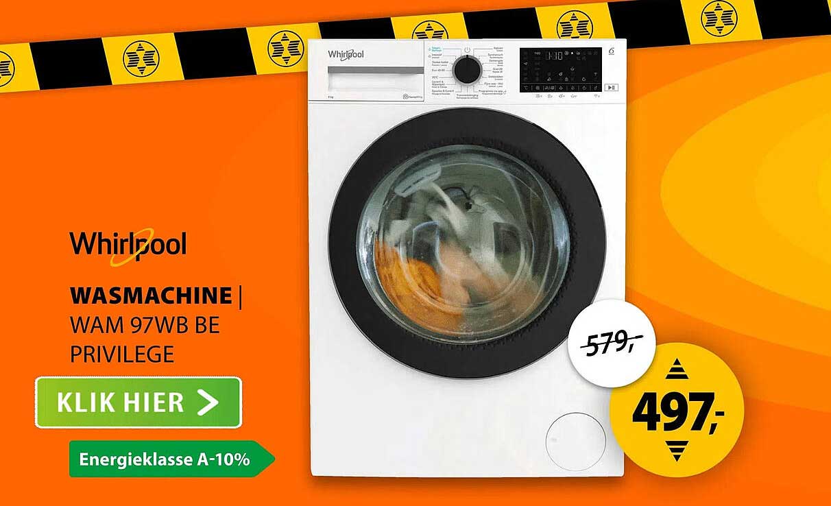 Whirlpool WASMACHINE | WAM 97WB BE PRIVILEGE