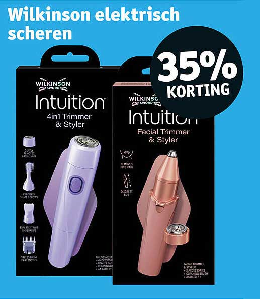 Wilkinson elektrisch scheren 35% KORTING